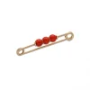 Outlet Alfiler Oro Amarillo Coral Broches Y Alfileres | Para Ella