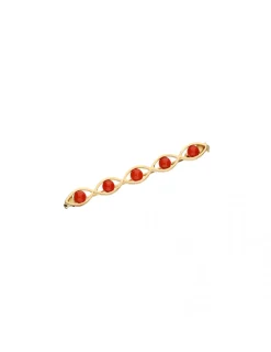 Online Alfiler Oro Amarillo Y Coral Para Ella | Broches Y Alfileres