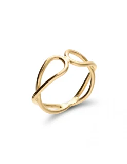 Hot Anillo Oro Amarillo Entrelazado Iconic | Para Ella