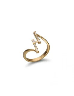 Fashion Anillo Oro Amarillo Y Diamantes Para Ella | Anillos