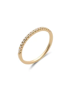 Clearance Anillo Oro Amarillo Y Diamantes Para Ella | Anillos