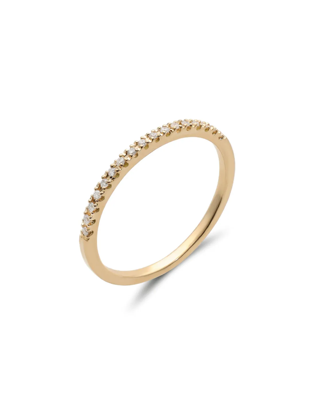 Clearance Anillo Oro Amarillo Y Diamantes Para Ella | Anillos