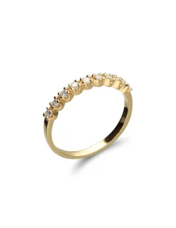 Discount Anillo Oro Amarillo Y Diamantes Para Ella | Anillos