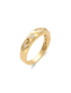 New Anillo Oro Amarillo Y Diamantes Para Ella | Anillos