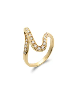 New Anillo Oro Amarillo Y Diamantes Para Ella | Anillos