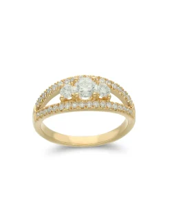 Best Anillo Oro Amarillo Y Diamantes Para Ella | Anillos