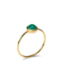 Sale Anillo Oro Amarillo Y Esmeralda Anillos | Para Ella