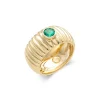 Discount Anillo Oro Amarillo Y Esmeralda Para Ella | Anillos