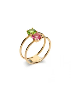 Discount Anillo Oro Amarillo Y Piedras Color Anillos | Para Ella