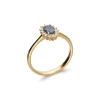 Discount Anillo Oro Amarillo, Zafiro Y Diamantes Para Ella | Anillos