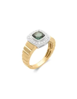 Discount Anillo Oro Amarillo-Blanco, Zafiro Y Diamantes Para Ella | Eternal