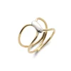 Outlet Anillo Oro Amarillo-Blanco Iconic | Para Ella