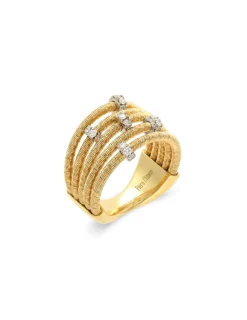 New Anillo Oro Amarillo-Blanco Y Diamantes Para Ella | Piezas Únicas