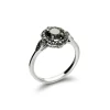 Hot Anillo Oro Blanco Y Diamantes Negros Black Diamonds | Para Ella