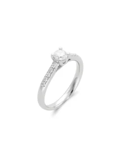 Online Anillo Oro Blanco Y Diamantes Para Ella | Anillos