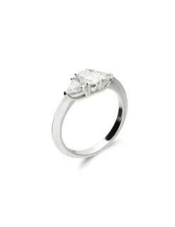 Hot Anillo Oro Blanco Y Diamantes Para Ella | Anillos