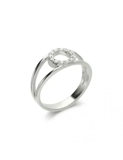 Outlet Anillo Oro Blanco Y Diamantes Para Ella | Anillos