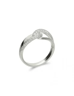 Fashion Anillo Oro Blanco Y Diamantes Para Ella | Anillos