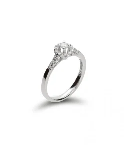 Clearance Anillo Oro Blanco Y Diamantes Para Ella | Anillos