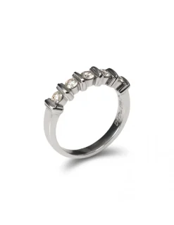 New Anillo Oro Blanco Y Diamantes Para Ella | Anillos