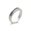 New Anillo Oro Blanco Y Zafiros Para Ella | Anillos