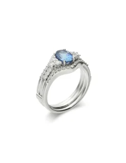 Online Anillo Oro Blanco, Zafiro Y Diamantes Para Ella | Anillos