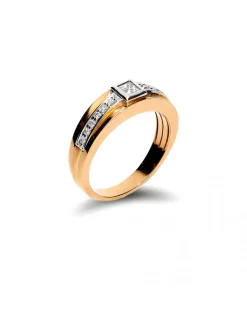 Online Anillo Oro Rosa Y Diamantes Anillos | Para Ella