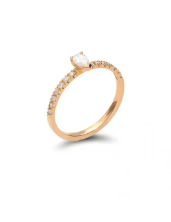 Best Anillo Oro Rosa Y Diamantes Para Ella | Anillos