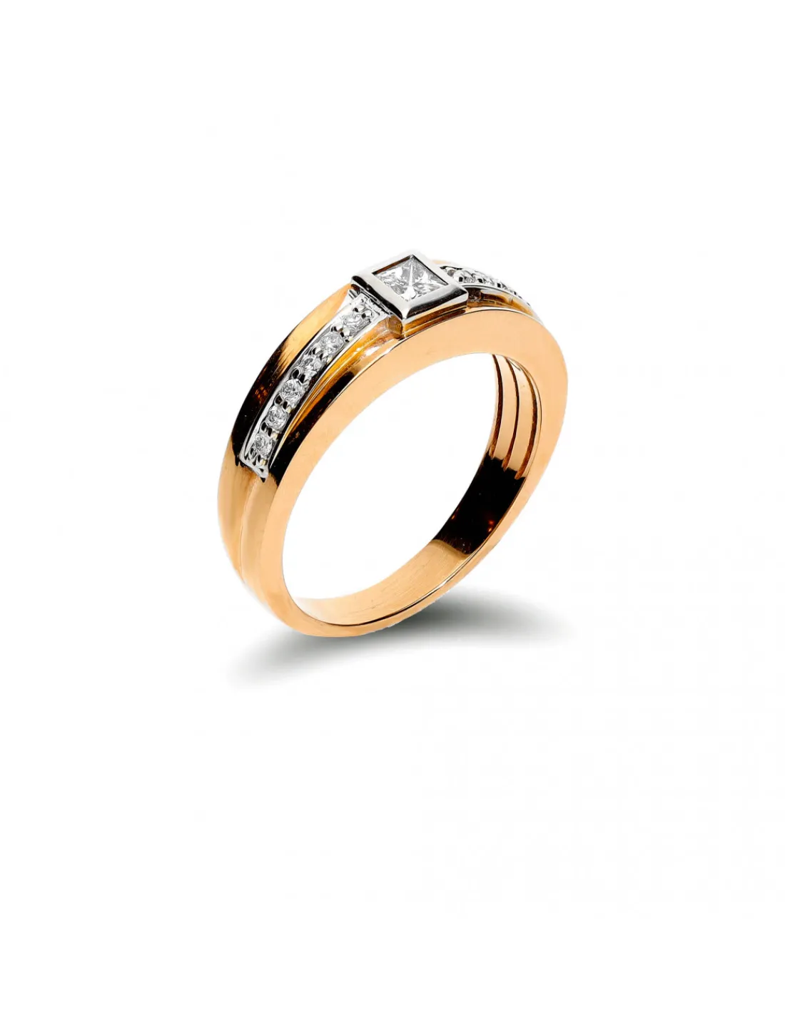 Online Anillo Oro Rosa Y Diamantes Anillos | Para Ella