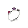 Best Anillo Plata Con Rubíes Y Amatista Anillos | Para Ella