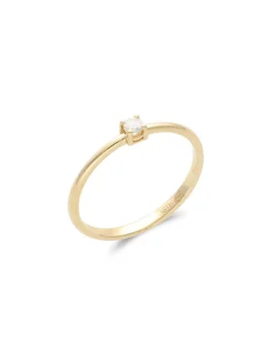 Sale Anillo-Solitario Oro Amarillo Y Diamante Para Ella | Anillos