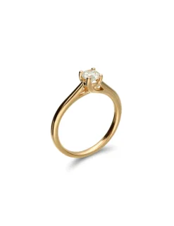 Best Anillo-Solitario Oro Amarillo Y Diamante Para Ella | Solitarios