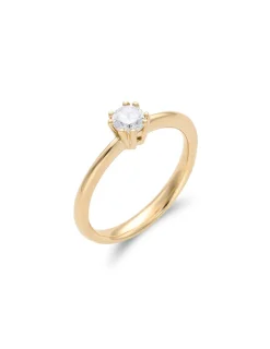 Best Anillo-Solitario Oro Amarillo Y Diamante Para Ella | Solitarios