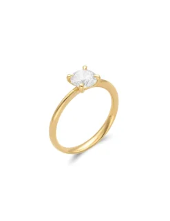 Outlet Anillo-Solitario Oro Amarillo Y Diamante Para Ella | Solitarios