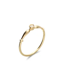Online Anillo-Solitario Oro Amarillo Y Diamante Para Ella | Anillos