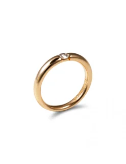 New Anillo-Solitario Oro Rosa Y Diamante Para Ella | Solitarios