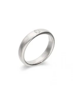 Fashion Anillo-Solitario Platino Y Diamante Platino | Para Ella