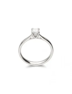 New Anillo-Solitario Platino Y Diamante Platino | Para Ella