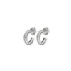 Online Argollas Oro Blanco Y Diamantes Para Ella | Pendientes