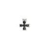 Best Colgante Oro Blanco Cruz Con Diamantes Negros Colgantes | Black Diamonds