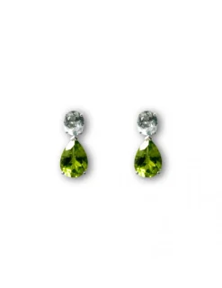 Clearance Pendientes Aguamarinas y Peridotos Pendientes | Para Ella