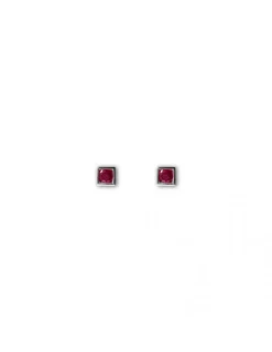 Online Pendientes Dormilonas Rubíes Pendientes | Para Ella