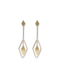 Clearance Pendientes Oro Amarillo Para Ella | Pendientes