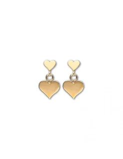 Online Pendientes Oro Amarillo Corazón Pendientes | Para Ella