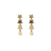 Discount Pendientes Oro Amarillo Estrellas Pendientes | Para Ella