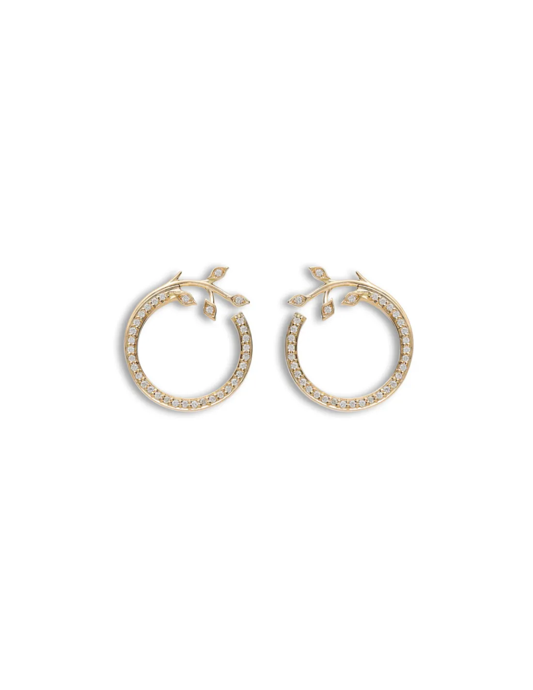 Online Pendientes Oro Amarillo Y Diamantes Para Ella | Pendientes