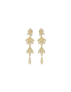 Fashion Pendientes Oro Amarillo Y Diamantes Para Ella | Pendientes