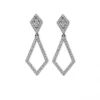 Sale Pendientes Oro Blanco Diamantes Para Ella | Pendientes