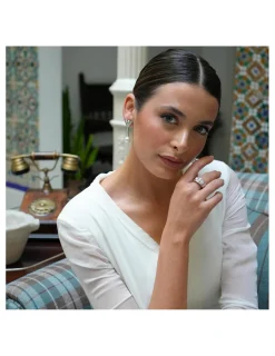 Best Pendientes Oro Blanco, Diamantes Y Perla Australiana Para Ella | Pendientes