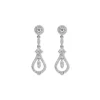 Outlet Pendientes Oro Blanco Y Diamantes Para Ella | Pendientes
